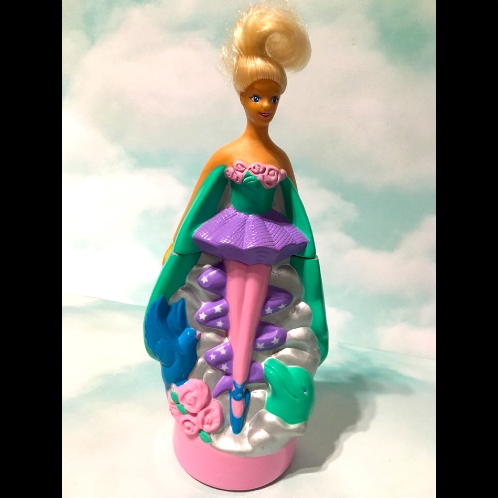 SKY DANCERS VTG 90s Bubble Bath Collectable Bottle